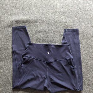 Lululemon Align pocket leggings - Size 12, 25" Inseam, True Navy